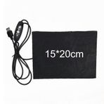 Usb Termal Isıtıcı Ped Karbon Fiber 5V Ayarlı Isıtmalı Giyim