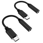 USB Tip C - 3,5 mm Dişi Kulaklık Jak Adaptörü (Siyah), USB C - Aux Ses Dongle Kablo Kablosu Pixel 4 3 2 XL, Samsung Galaxy S21 S20 Ultra S20+ Note 20 10 S10 S9 Plus iPad Pro için