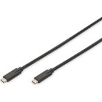 Usb Tip C (Usb 3.1) Bağlantı Kablosu, Tip C Erkek <-> Tip C Erkek, 1 Metre, Gen2, 5A, 10Gb, Ce, Siyah Renkusb Type-C Connection Cable, Type C To C M/M, 1.0M, Gen2, 5A, 10Gb, 3.1 Version, Ce, Black