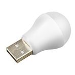 USB Tip LED Işık, 1W Ekonomik Tasarruflu, Gece Aydınlatma, Powerbank ile Seyyar Kullanım, Usb Tip Yuvarlak Mini Boyut Led Işık Aydınlatma (2 ADET)