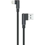 USB To Lightning 3m 2.4A Kablo - Siyah - Belirtilmemiş