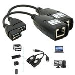USB TO RJ45 UZATMA EXTENDER KABLO GÜÇLENDİRİCİ 45 Metre UZATICI