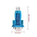 Usb To Rs232 Çevirici Ch340 Erkek Db9 1 Mbps Com Port Haberleşme