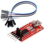 USB TO TTL Çevirici Modül FT232RL Arduino Yeni + 5 Pin Kablo