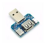 USB to Type C Micro Usb Erkek Dişi USB Port Konnektör Şarj Soket
