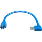 USB UZATMA KABLOSU 0,3 MT YANDAN AÇILI