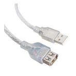 USB UZATMA KABLOSU 1.5 METRE ŞEFFAF