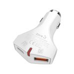 USB ve TYPE-C Araba Araç Çakmaklık Şarj Adaptörü Başlığı Seti (Qualcomm Quick Charge 3.0 Hızlı Şarj)