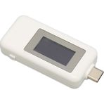 USB Voltaj Akım Test Cihazı 4‑30V 0‑5.1A Dijital LCD Ekran Doğru Ölçüm USB Test Cihazı Telefon Tablet Dizüstü Bilgisayar Beyaz (Yurt Dışından)