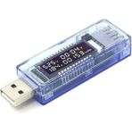 USB Voltmetre, USB Ampermetre, USB Akım Ölçer - Ahşap
