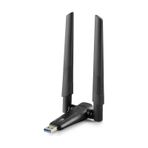 USB Wıfı Adaptor AC1200 2.4ghz&5ghz RTL8812BU Wifi5 Siyah UAC20