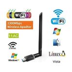 USB Wifi Pro Sinyal Yakınlaştırıcı Güçlendirici Adaptör Kart 1300 Mbps EP-AC1686 - standart