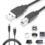Usb Yazıcı Kablosu Prınter Yazıcı Data Kablosu Data Veri Aktarım Kablosu