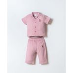 USB2978 - Somon - U.s.polo Assn. Kız Bebek Gömlek Pijama Takımı - Nil - 3 Yaş
