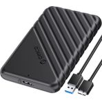 Usb3.0 2.5 Inç HDD 6tb SSD Harici Slim Harddisk Kutusu,, Siyah - 1 TB