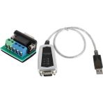 Usb'den RS485'E RS422 Seri Dönüştürücü Adaptör Kablosu Çipi, Windows 10 8 7, Xp ve ile Uyumlu (Yurt Dışından) - Gümüş