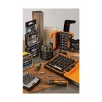 Ush 36 Parça Vidalama Ucu Seti, Manyetik Bit Tutucu, 1/4 Inç, Ph, Pz, Torx, Hex, Düz Uçlar, Torsiyonlu Endüstriyel Uç Seti, Saklama Kutulu, Alman Üretim Kalitesi, Premium Kalite - standart
