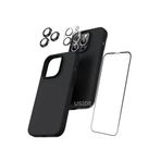 USIDE Iphone 14 Pro Max Uyumlu Lasman Kılıf 5dekran Koruyucu [kamera Koruyucu 2 Adet] 360°koruma 4'in1 Set
