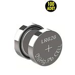 Usin 100 Adet Ag4 Lr626 377A V377 Sr626 177 Lr66 606 Sr626Sw Alkalin 1.5V Düğme Pil