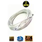 Usin 2 Metre 64 Tel Rg6/U4 Full Hd 3D 4K Anten Tv Çanak Uydu Lnb Kablosu
