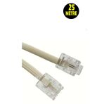 Usin 25 Metre Modem Adsl Vdsl Ara Kablosu RJ11 Hat Bağlantı Telefon Kablosu