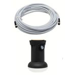 usin 30 Metre Uydu Kablosu Tekli Çıkış Çanak Uydu Lnb F Konnektör1 Li 4k Full Hd 3d Single Lnb