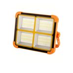 usin 4000 Lümen 5 Mod Şarjlı Ve Güneş Enerjili Solar Bahçe Yol Sokak Aydınlatması Projektör Armatürü