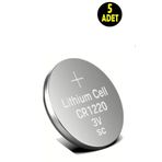 usin 5 ADET 3 VOLT CR1220 Lityum Düğme Para Pil CR 1220