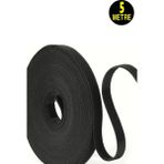 Usin 5 Metre Dar Dokuma Kolon Kumaş 2 cm Çanta Tasma Sapı Askısı Bagaj Yük Valiz Çadır Bağlama Ipi - Siyah