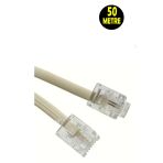Usin 50 Metre Modem Adsl Vdsl Ara Kablosu RJ11 Hat Bağlantı Telefon Kablosu