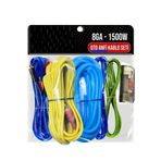 usin 8ga 1500w Oto Anfi Set-otomobil Araç Hoparlör Ses Sistemi Amfi Kablosu Tesisat Seti