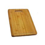 Usin Ahşap Bambu Et Ekmek Mutfak Kesim Tahtası 32X23 Cm