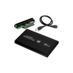 Usin Alüminyum Kasa Harici 2.5'' SATA Disk Kutusu USB 2.0 127.6*75.3*17.6 mm Boyut