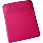 Usin Fuşya Renkli Kum Desen Bilek Destekli Kaymaz Taban Bilgisayar Notebook Mouse Pad - Bileklikli Mauspad