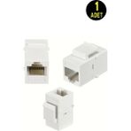 Usin Klipsli RJ45 Cat5 Cat6 Cat7 Cat8 Modem Ethernet Internet Kablosu Uzatıcısı Dişi Dişi Birleştirici Ara Aparat