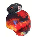 usin LED Işıklı 6 D Gaming Kablolu Mouse Bilgisayar Faresi Notebook Pc Uyumlu Oyuncu Mouse +Bilek Destekli Oval Renkli Mouse Pad