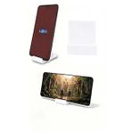Usin Mini Masa Üstü Cep Telefonu Tablet Tutucu Tutacağı Standı US-T004K 4 4 * 4 * 4 CM (Beyaz)