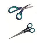 usin Paslanmaz Çelik Kumaş Karton Kağıt Kesme Kesim Keskin Terzi Makası 2li? Set (14-21 CM)