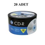 ÜSKÜDAR MARKET Hp Cd-r 700 Mb Boş Cd (20 Adet)