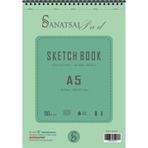 Üsküdar Sanat Sanatsal Pad Sketchbook Eskiz Defteri A5 90gr 60 Yaprak Spiralli
