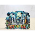 Uslucan Alışveriş Ahşap Istanbul Temalı Magnet - Model 2 - Seçenek