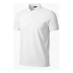 Uslucan Alışveriş Erkek Pike Kumaş Düğmeli Yaka Regular Fit Günlük Kısa Kol Tişört T-Shirt - Beyaz - 2XL