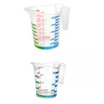 Uslucan Alışveriş Ölçü Kabı Dereceli Renkli 1000 ml + 500 ml Set
