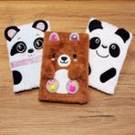 Uslucan Alışveriş Panda Tasarımlı Peluş Defter - Seçenek