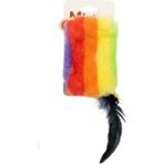 Uslucan Alışveriş Peluş Kedi Oyuncağı Renkli