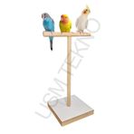 usmtekno Kuş Tüneği T Tünek Kuş Oyuncağı Tahta Tünek Ahşap Tünek Ağaç Tünek
