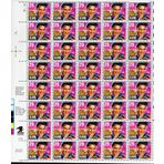 USPS Elvis Presley Pulları - 50'li Sayfa 29 Cent Posta Pulları