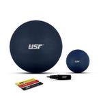 USR 551M 20+55 cm Pilates Topu+Pompası+3 Micro Bant