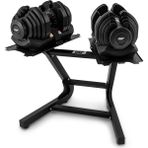 Usr ADX403 2X40 kg Ayarlanabilir Dambıl + Stand Set - Siyah