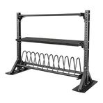 USR Miletos-A-R30 3 Katlı Bumper Plaka-Dambıl-Kettlebell-Wallball Rafı